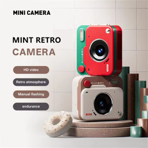 MEUYAG 2025 New Thumb Pocket CCD Digital Camera HD Retro Mini Camera Portable Keychain Camera Outdoor Travel Photo Recorder Gift
