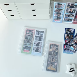 Mushroom Hole Photocard Binder File Storage Album Storage Idol Lomo Card Postcard Collection Book