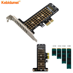 Kebidumei M.2 NVME กับ PCIe4.0การ์ดขยาย X1 32Gbps รองรับ PCIe X1 X4ต่อประสาน X16 X8พร้อมฮีทซิงค์สำหรับ SSD 2230/2242/2260/2280