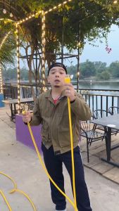 Bộ vòi xịt rửa xe tưới cây Dài 5-10-15-20 mét Đầu phun làm từ đồng tạo áp lực cao điều chỉnh 4 kiểu tia khác nhau