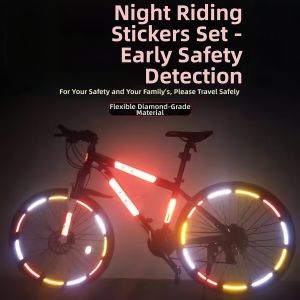 FEIZHUXIANSEN | Reflective Night Glow Sticker Cycling Accessories