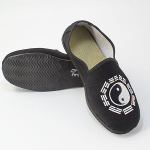 Wudang Tai Chi Shoes BaGua Diagram Monk Casual Canvas Shoes Training Meditation Versatile Retro Style for Men And Women