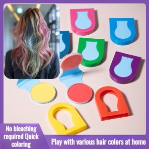 Hairdressing Colorful Powder Quick Color Hair Dye Makeup Braid Color Hairdressing Powder