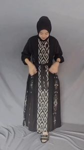 ZUDEVA - SHIMA SERIES: Set Couple Etnic Tenun Baju Sarimbit Kondangan