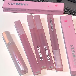 Son Môi Colorkey Water Mist Cat Paw P307 Milk Tea Color R300 Low Saturation Womens Lip Glaze Highlighting Lip Gloss