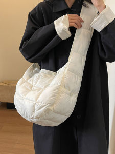 Large Capacity Fashion Lightweight Puff Quilted Shoulder Bag