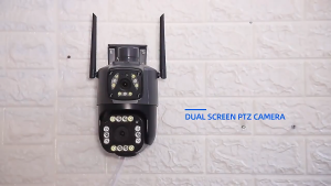 V380 PRO Q30S cctv camera connect to cellphone 360 Degree dual lens surveillance camera wifi 1080P HD night vision cctv dual camera security wireless outdoor waterproof AI motion dection alarm ip camera - Lazada