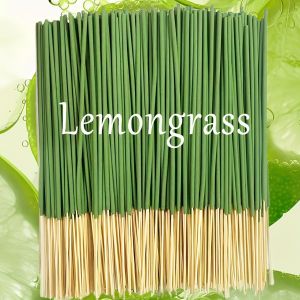 50/100/200 Fragrance Lemongrass Incense Stick Extended Burning Time Suitable for Home Office To Remove Odor and Lasting Fragrance Air Purification Relaxation