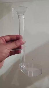 Acrylic Aquarium Fish Feeder Transparent Tube Multifunctional Large Capacity Fish Tank Food Dispenser For Aquarium Tank Shrimp