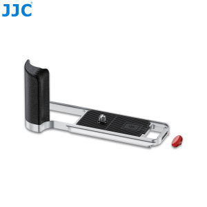 JJC X-E5 L-Shape Hand Grip with Shutter Button for Fuji Fujifilm XE5 XE-5 Handgrip Handle Built-in Quick Release Plate for Arca