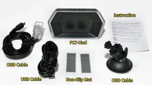 Diagnostic Computer Projector Car Electronics Digital Head Up Display Smart P17 OBD2 GPS On-Board Speedometer For Overspeed Warn