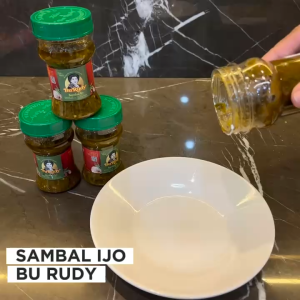 Sambal Ijo Bu Rudy Kemasan Botol 110g – Oleh-Oleh Legendaris Khas Surabaya