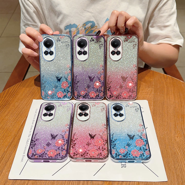casing Vivo V29 5G glitter paper design beautiful butterfly pattern soft phone case vivo V29 5G phone cover
