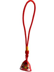 Handcrafted Embroidered Tiger Pendant Lockbone Feng Shui Zodiac Hanging Rope Backpack Zipper Charm Necklace  out Fashion Jewelry