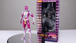 JoJos Bizarre Adventure Part V Golden Wind Chozo Series Hirohiko Araki SF 43 Sticky Fingers Stand Statue 100% Medicos Entertainment สแตนด์ สติ๊กกี้ ฟิงเกอร์ส ผ้าปาก ฟุงเคมี ชุ่มชื้น บรรทัดที่ 5 ล่าข้ามศตวรรษ สีเขียว