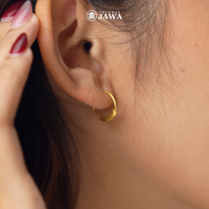 Anting Emas Classic Hoop Baby Newborn Kadar 10 Karat Toko Mas Jawa