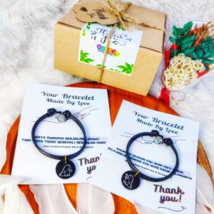 (2PCS) GELANG DINO COUPLE MAGNET + FREE BOX