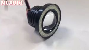 ✨Angel Eyes Fog Lamp✨ Car Angle Lamp Fog Light LED Spotlight Sport Lamp LED Colour Ring 89mm 3.5 Inch/76mm 3.0 Inch COB