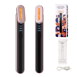EMS Face Lifting Device 7 Color Light Facial Wand Eye Face Massager Skin Tightening Anti Wrinkle Skin Care Beauty Tool