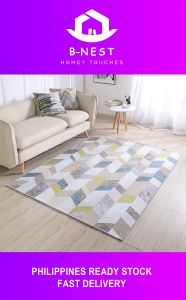 B-NEST Size S M L XL 2XL 3D Crystal Velvet Carpet 3D Floor Mat Carpet Floor Rug for Living Room Bedroom