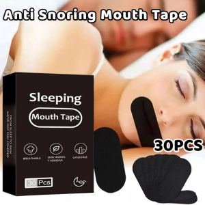 30PCS/Box Mouth Tape for Sleep Anti Snoring Mouth Nose Strips Breathing Strips Reducenasal Strips Best Breathing Improved Sleep