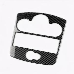 Sợi Carbon Điều Khiển Trung Tâm Tấm Bảo Vệ Dành Cho Renault Clio 3 2006-2012 Dashbroad Viền AC CD Bảng Điều Khiển Xe Miếng Dán Xe Hơi Tự Động Phụ Kiện
