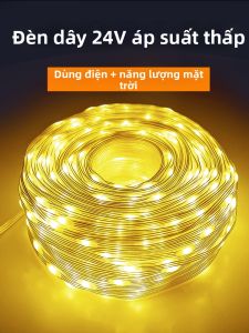 BEAUTY IN THE LIGHT | Dây Đèn LED Giáng Sinh Trang Trí Ngoài Trời Chống Nước Năng Lượng Mặt Trời