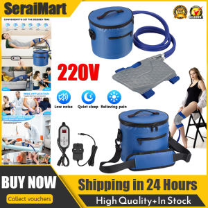 🚚การจัดส่งภายในประเทศ🚚เครื่องบำบัดความเย็นที่ข้อเข่าด้วยความเย็นมีแผ่นบำบัดด้วยความเย็นสำหรับรักษาเข่าข้อเท้าหลังขาสะโพกหลังผ่าตัด