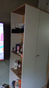 Homelife Solid Wood Wardrobe Open Wardrobe Bedroom Wardrobe Modern Wardrobe