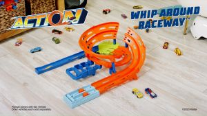 Hot Wheels Whip Around Raceway 2 Toy Cars in 1:64 Scale Storage Hot Wheel Bike Box Of Hot Wheels - Lazada
