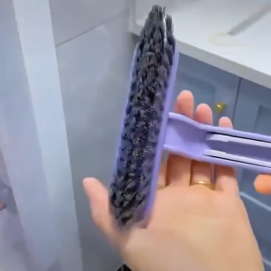 Chổi chà sàn Bàn chải vệ sinh đa năng xoay 360 độ- Tích hợp kẹp gắp rác cọ sạch mọi góc cạnh