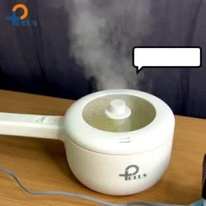 Panci Listrik Multifungsi Anti Lengket + Kukus 2 in 1 Low Watt 600W