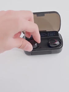 F9-5 Hidden Headsets Sleeping earbuds HiFi Stereo Mini Earphone Wireless Earphone with Power Bank TWS Bluetooth Headset Noise Waterproof