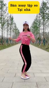 Bàn xoay eo tập bụng quay 360 độ waist twisting tập giảm mỡ bụng tại nhà DCE
