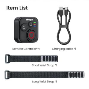 aMagisn 50M Bluetooth Remote Control For lnsta360 X4 Air/X5/X4/X3/X2/AcePro 2/One RS/GO 3/3S/GoPro 13 12 11 10 9 8/MAX/Mini/Mobile Phone Mini Smart Shutter Controller Cameras Accessories