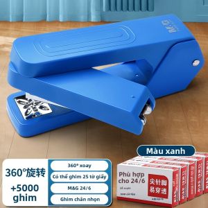 M&G | Máy Đóng Ghim Xoay M&G 24/6 - Máy Đóng Ghim Bằng Nhựa Thủ Công Sức Chứa 25 Tờ Dùng Cho Trường Học Và Văn Phòng Phẩm