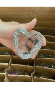 Giá Đế Đỡ Nến TIKIU Bằng Pha Lê Thủy Tinh Chịu Nhiệt Hoa Mai- Ngôi Sao- Trái Tim -Vuông Dùng Trang Trí Phong Cách Châu Âu 2023