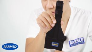 Nẹp ngón tay giữa Dr.Med DR-W132-2 bảo vệ bong gân phẩu thuật trật xương - 1 Size