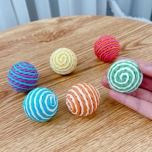 Cat Toy Ball Interactive Kittens Teeth Grinding Plaything Exhaustion Fun Young Cats Entertaining Ball Pet Supplies Cat Toys