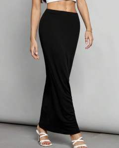 CANDY / MAXI SKIRT / KNIT SKIRT FOR WOMEN / CASUAL SKIRT / FORMAL SKIRT / TRENDY SKIRT