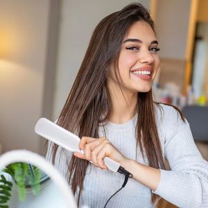 Professional Hair Straightener Hair Care Ironing Womens Salon Quick Hair Heating Flat Nano Titanium Plat Hair Styling Tool Hair Straightener