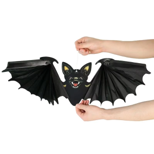 Halloween Decor Paper Bat Hanging Ornament Props For Halloween Decoration Festival Party Bar Arrange Haunted House Hanging Decor