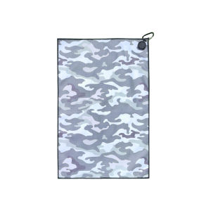 Multiple Style Choices Portable Golf Towel With Magnetic Buckle Hand Towel Golf Club Cleaner Golf Cleaning Tools Accessories