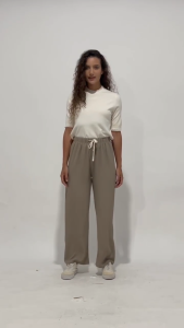 MINEOLA Celana kulot wanita kekinian korean style tali serut