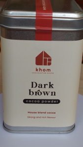 Thai House Blend Cocoa 180g (Khom Chocolatier House) - Dark Brown Cocoa Powder (No preservatives / emulsifiers) - Pre-order Available to Maximise Shelf Life