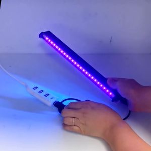 5V UV LED Tube Light USB Plug with Switch 395NM UV Lamp for Body Painting/Pet Cleaning/Banknote Inspection/Curing