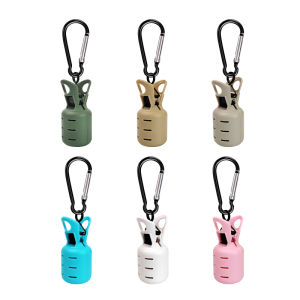 New Squid Jig Bait Protector Kit 6pcs Webfoot Octopus Egi Hook Cover Cuttlefish Umbrella Lure Cap with Carabiner Sea Accessories