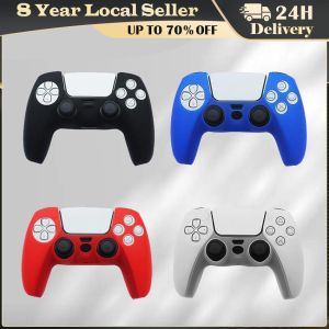 Silicone Protective Skin Cover Shell for Playstation 5 Ps5 Controller Anti-Slip Rubber Case Accessories Set
