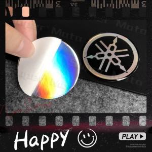 3D Motorcycle Laser Stickers Yamaha Logo Emblem Helmet Fender Tank Pad Decal Accessori For YAMAHA NVX 155 NMAX 155 PG-1 Xmax 300 YZF-R3 r15 RAYZR125 Avanza155 Saluto125/155 Nouvo RX-K/RX-King 135 MT-15