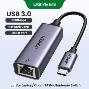 UGREEN USB C to Ethernet Adapter Gigabit RJ45 to Thunderbolt 3 Type C Network 1000Mbps LAN Converter Compatible with MacBook Pro Air iPad Pro Surface Book Chromebook Dell XPS Galaxy S22 S21 and More